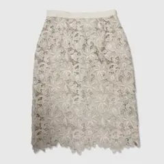 1419 アプワイザー リッシェ 花柄 総レース タイトスカート スカラップ