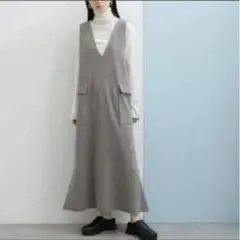 セール⭐️ADAM ET ROPE' フラップポケットジャンパースカート