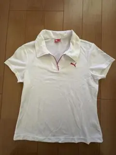 Puma ホワイト ポロシャツ