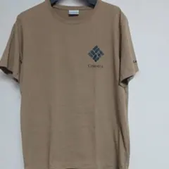 Columbia タクフォーク オムニシェイド Tシャツ L ベージュ 袖ロゴのサムネイル