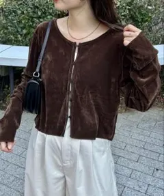 カーディガン レディース フィット