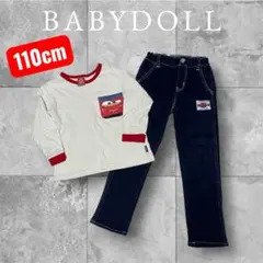 BABYDOLL×カーズ ロンT デニムパンツ 110cm セット