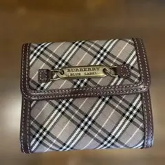 BURBERRY BLUE LABEL 三つ折り財布 チェック柄のサムネイル