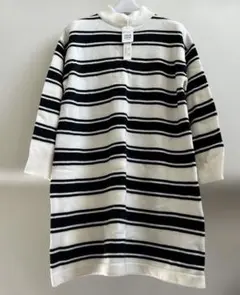 Discoat Parisien 長袖ニットワンピース ボーダー