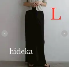 しまむら　Linoluce hideka シアーナロースカート　中黒　サイズLのサムネイル