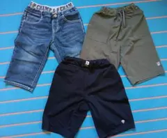 ハーフパンツ　サイズ150　 3本セット