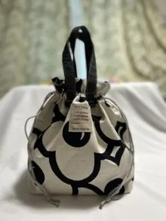 ハンドメイド 巾着トートバッグ 花柄 201