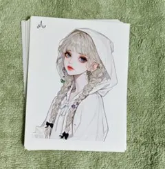 赤倉 直筆サイン ミルクティー色のあの子 複製原画 - メルカリ