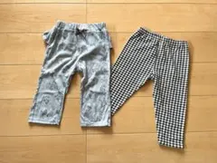 花柄　チェック柄　スパッツ 120cm 西松屋　ZARA プティマイン