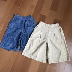 ユニクロ キュロット 120 2枚セット