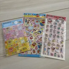 クレヨンしんちゃん　ステッカー３点セット