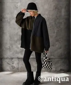 ボアキルティングジャケット