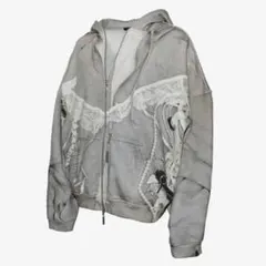 ジャケット・アウター theredthread print hoodie 2 toys gray THEREDTHREAD / ザレッドスレッド】print hoodie 2 toys