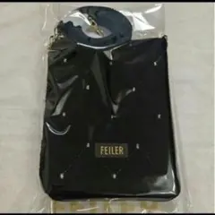 フェイラー ユニ 新品未使用 チェーンポシェット ブラック
