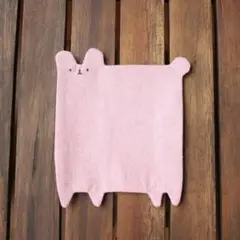 【ゆるゆるあにまるずくま布コースター】オリジナルハンドメイドコップ敷き　クマ　熊
