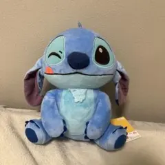 スティッチ こてっとぺったん 舌ぺろウインクBIGぬいぐるみ