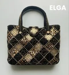 エルガ ビーズ刺繍バッグ ELGA 冠婚葬祭 パーティー 着物 ビジューキラキラ