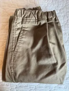 無印良品　 キッズ　洗いざらしチノルーズフィットパンツキッズ１２０