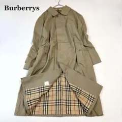 Burberrys ステンカラーコート ノバチェック コットン ベージュ EL