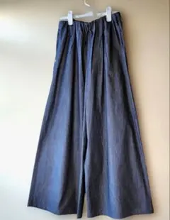 hatra 巻 ワイド サルエル はかま 袴 イージー デニム パンツ M - メルカリ