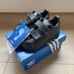 完売品　adidas STAN SMITH CF I 黒 13cm　black