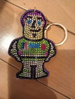 トイ・ストーリー バズ・ライトイヤー ラインストーン キーホルダー