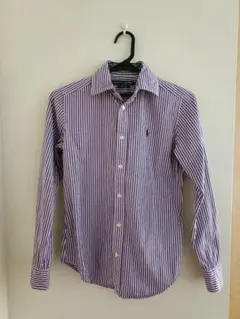 ☆美品 ラルフローレン 長袖シャツ ストライプ Sサイズ