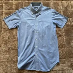 メンズ半袖シャツ Lサイズ 青