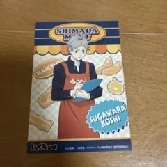 ハイキュー　嶋田マート　特典ポストカード 菅原孝支