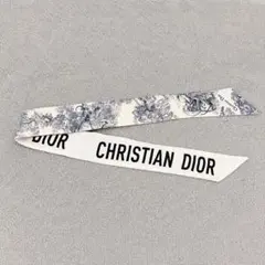 クリスチャンディオール ミッツァ シルク リボンスカーフ トワル ドゥ