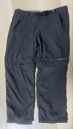 mont-bell モンベル　2way ジッパー 　ハーフパンツ　長ズボンのサムネイル
