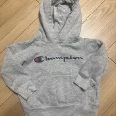 Champion グレー フード付き トレーナー 2T