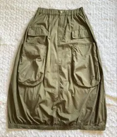 OAR'S オールズ　 カーゴスカート　カーキ　ミリタリー