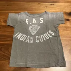 デニムダンガリー　Tシャツ 110のサムネイル