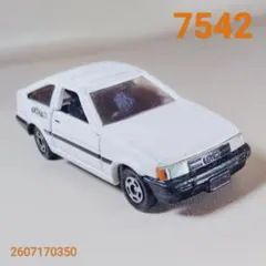 7542 傷ありトミカ トヨタカローラレビンAE85頭文字D武内樹1/61のサムネイル