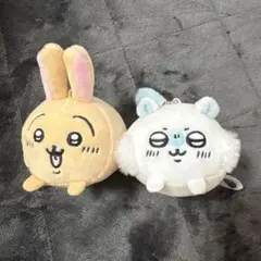 限定品ちいかわ うさぎ ハチワレ ぬいぐるみ マスコット 2点セット