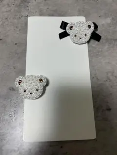 【familiar】　ハンドメイド　ヘアピン