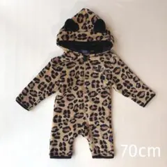 AZUL PRIMERA ベビー ロンパース ヒョウ柄 70cm