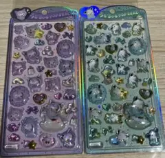 正規品　うるちゅるサンリオ ポチャッコ クロミ　ポップシール 2シートセット