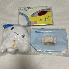 シナモン　保冷バッグ　ぬいぐるみ　レジャーシート