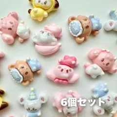 みっこ 全身 ネイルパーツ 6個セット ♥