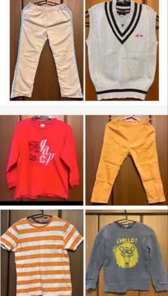 子供服⑨ used 6点 140 BREEZE、ライトオン、他