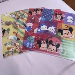 ディズニークリアファイル4枚セット