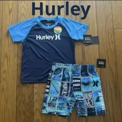【新品】Hurley新品ボーイズ用ラッシュガード&水着セット　100