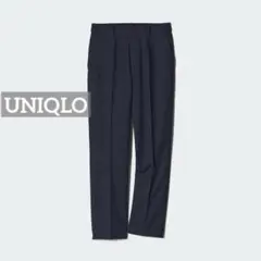 0374 UNIQLO スマートアンクルパンツ ネイビー