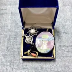 79) 生前整理 ペンダントトップ ルーペ アクセサリー ヴィンテージ 