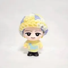 かおりん※ すのチル ソフビサイズ 雪だるま着ぐるみ 黄色 黒 2点
