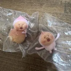 こびとづかん　　カクレモモジリ　キーホルダー　2個セット