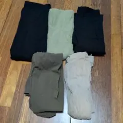 中古　ストッキング 　5色セット　お掃除用