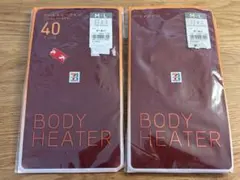 BODY HEATER M-Lサイズ タイツ えんじ　ワインレッド　カラータイツ